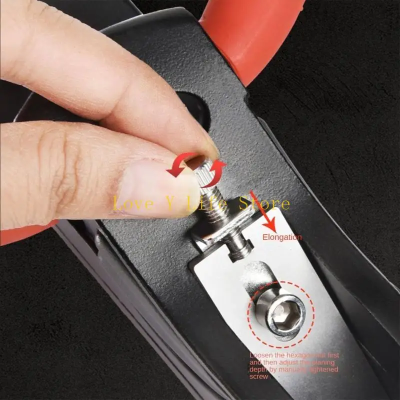 L74C Talang Planer Pekerjaan Kayu Tangan Planer Chamfering Pemangkasan Planer untuk Profesional Diy Proyek Kayu Dapat