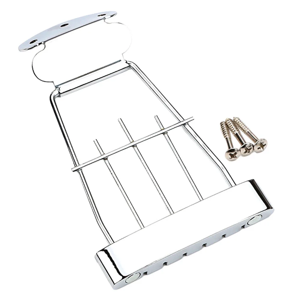 

6 String Jazz Guitar Pulling Plate Metal Tailpiece Stable Tone Replacement Guitar Parts Professional Pull String Board