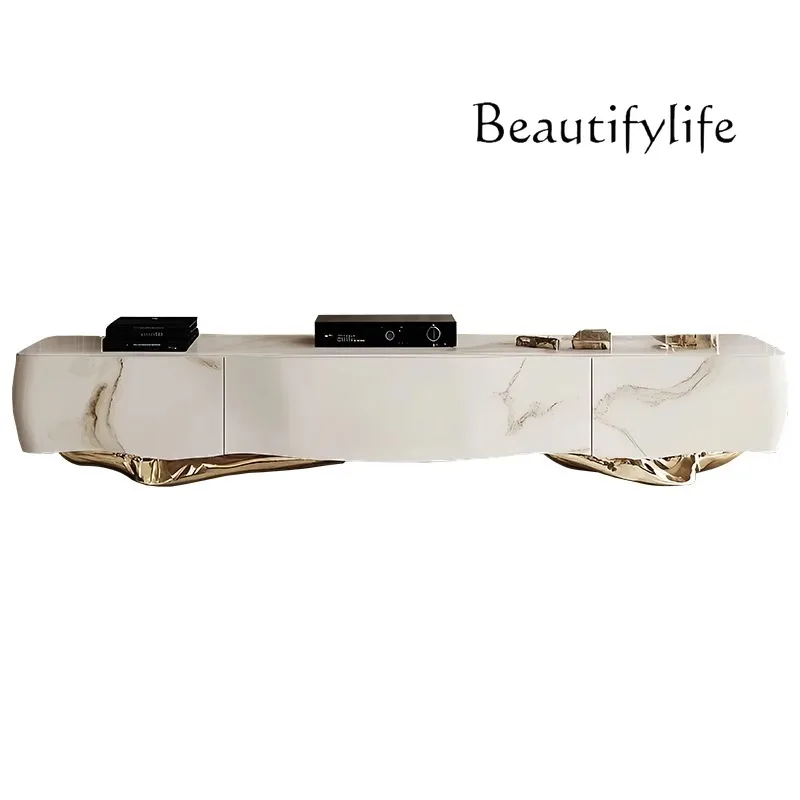 

Modern Design Art Aesthetics Living Room Home TV Floor Cabinet Villa Italian Furniture High Luxury