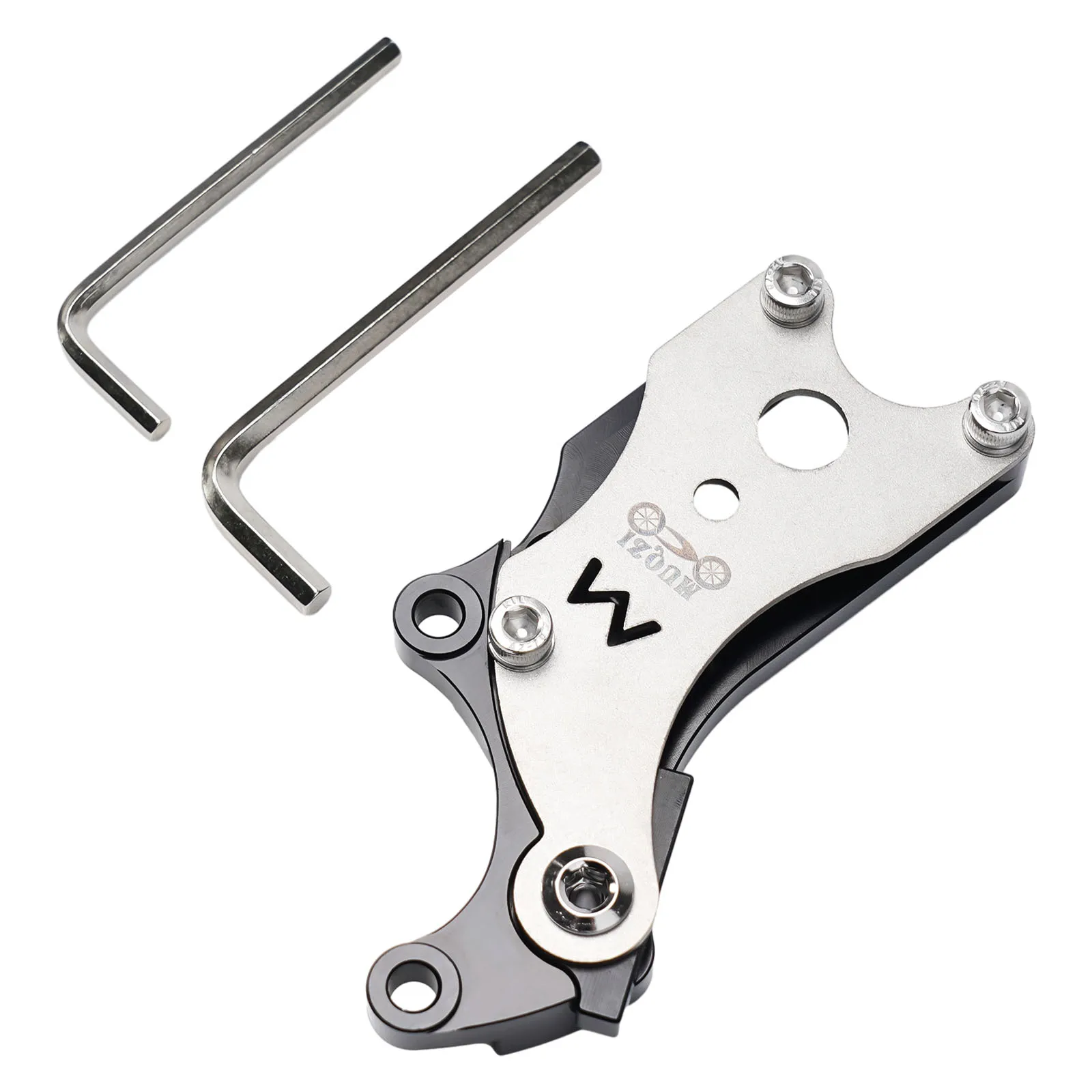 コンバーター変換ディスクブレーキアダプターサイクリングディスクブレーキ-v-ブレーキレンチ付き-120x51x44mm-サイクルアダプター自転車変換