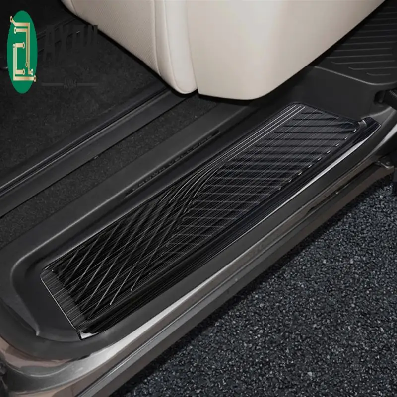 

AX94-For Toyota ALPHARD/VELLFIRE 40 Series 2023+ Car Outside Door Sill Scuff Plate Guard Cover Trim Stainless Steel