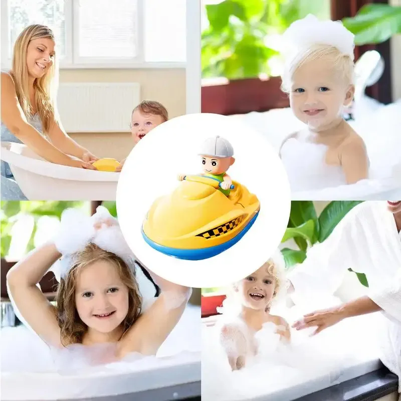 어린이 장난감 인터랙티브 감각 물놀이 활동용 수동 모터보트 유아 샤워 수영장