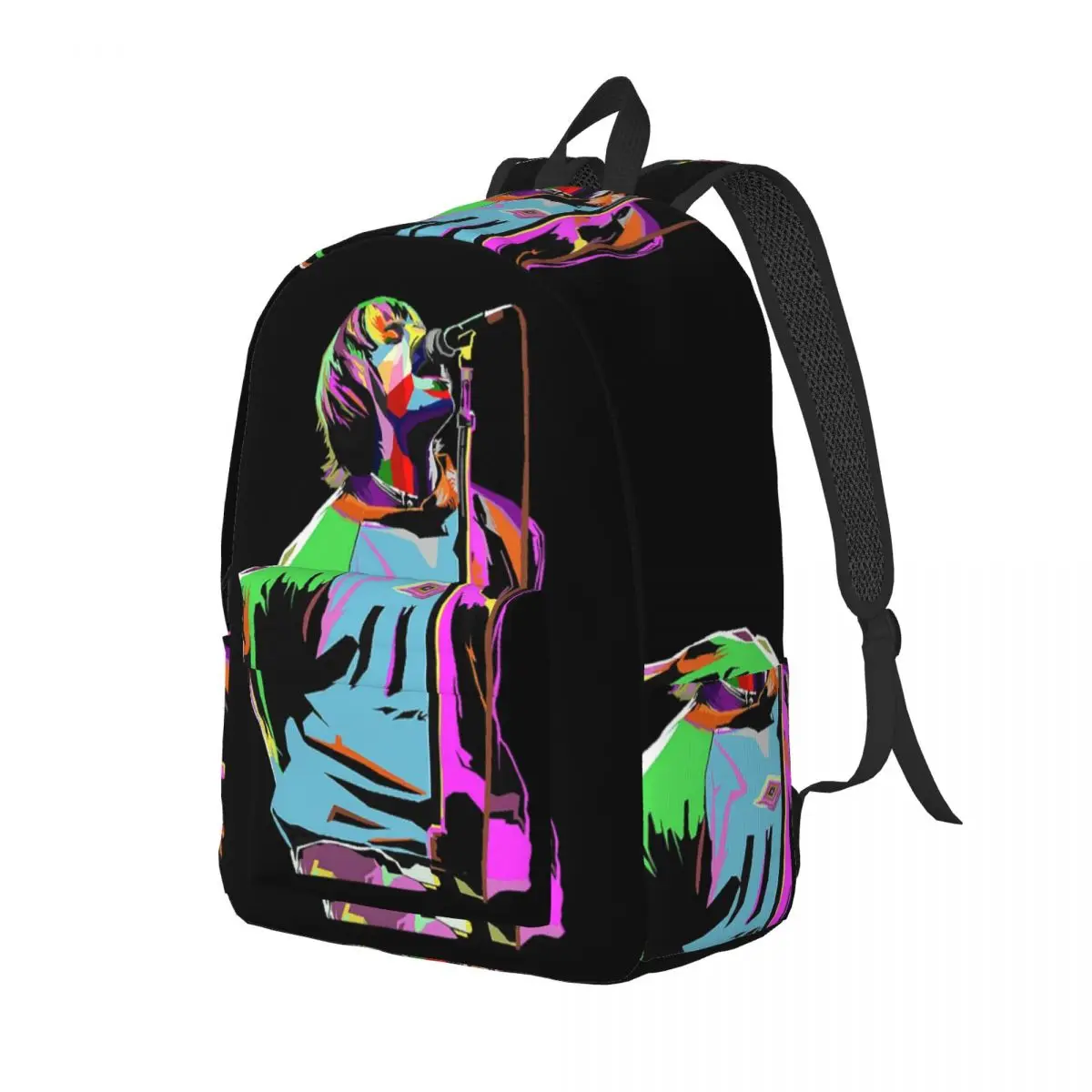 

Liam Gallagher Art Backpack Daypack Large Capacity Children BookBag School Bag Shoulder Bags for Boys Girls