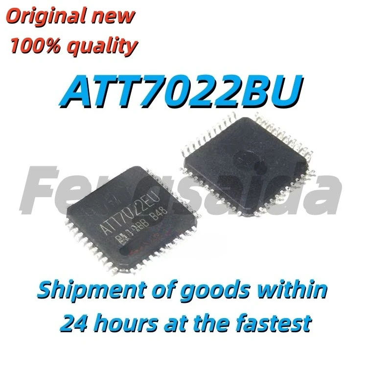 5PCS New original ATT7022BU ATT7022CU ATT7022EU QFP-44 electric energy metering IC three-phase meter