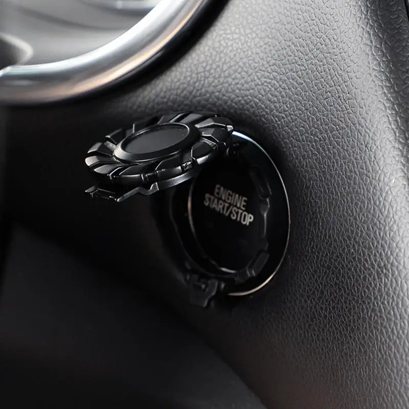 

Start Button Cover Alloy Start Engine Cover Push To Start Cover Protective Luxurious Engine Start Stop Button Cover Car Ignition