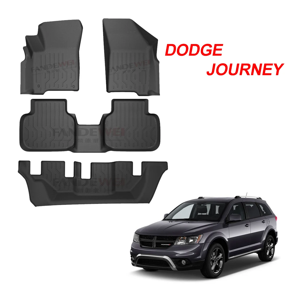 

China Factory No-skip TPV Customizedf Car Floor Mats for Dodge Journey GAC GS5