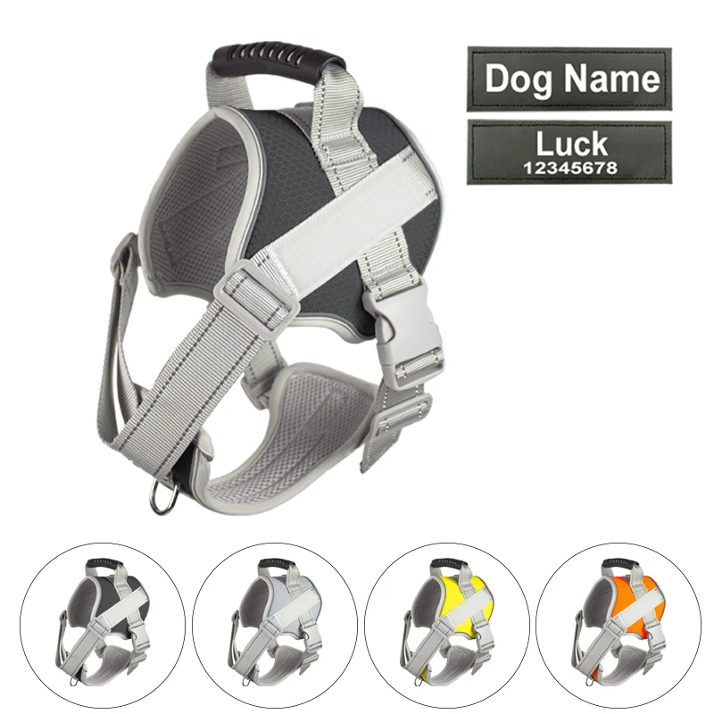 Pet Harness Reflective Dog Harness Vest Adjustable Safety Leash Suitable for Medium and Large Dogs Labrador Walking Dog Harness