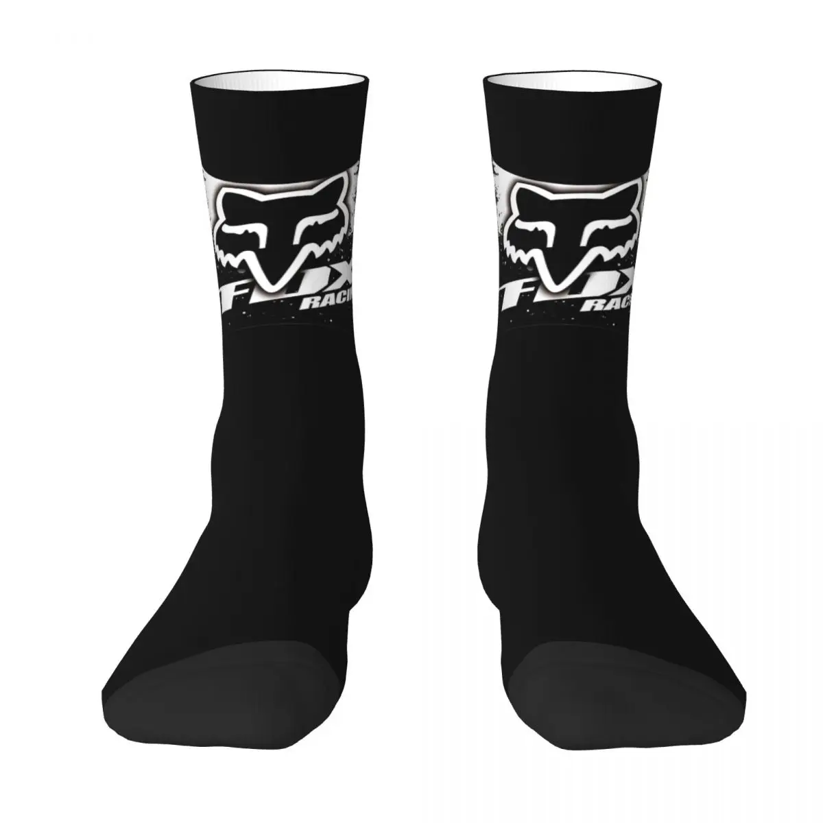 F-fox-Calcetines deportivos para hombre y mujer, medias informales de carreras, Motocross, primavera, verano, otoño e invierno, novedad