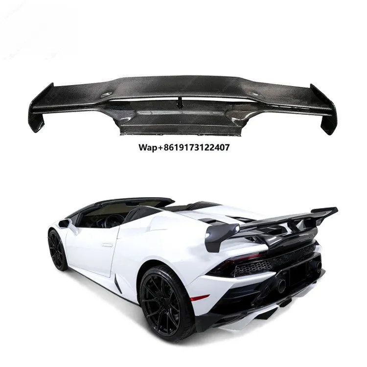 

Carbon Fiber Spoiler LP610 EVO Upgrade to V Double Style Rear Wing