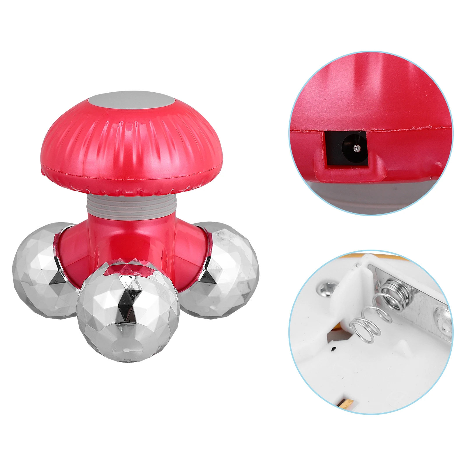 

Electric Body Massager Shoulder Back Mushroom Design Lightweight Handheld Rechargeable Body Massage Tool for Health Clubs Beauty