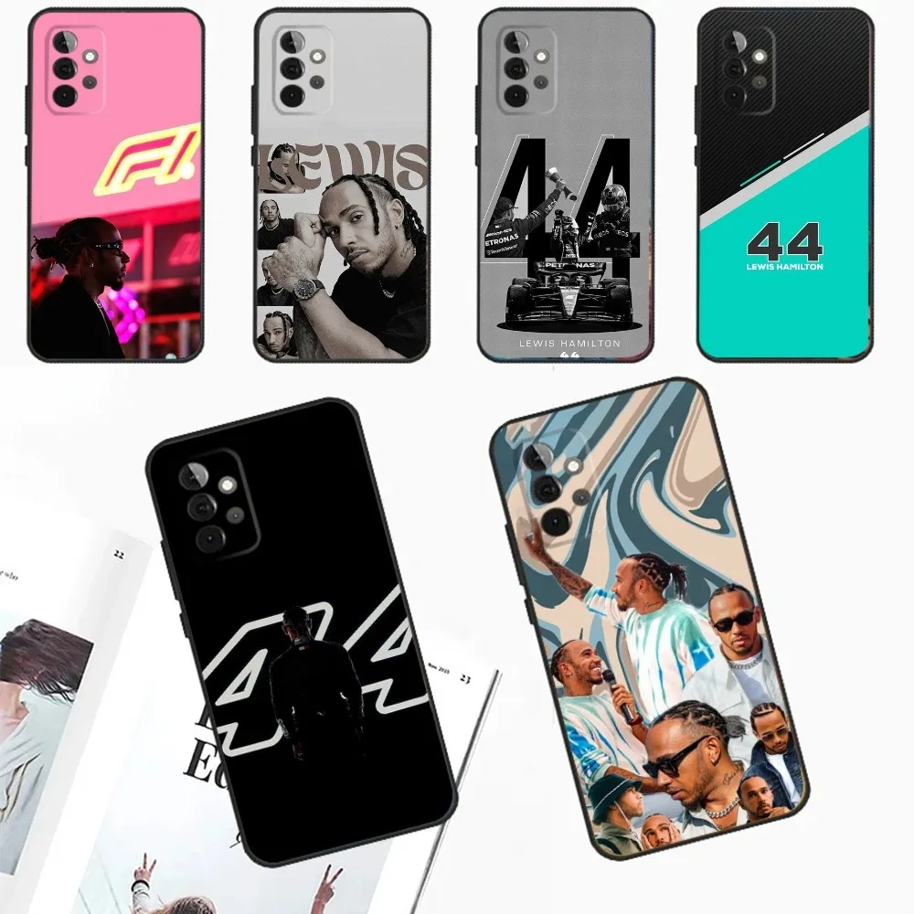 L-Lewis H-HamiltonS F1 44 Phone Case For Samsung Galaxy A13,A21s,A22,A31,A32,A52,A53,A71,A80,A91 Soft Black Phone Cover