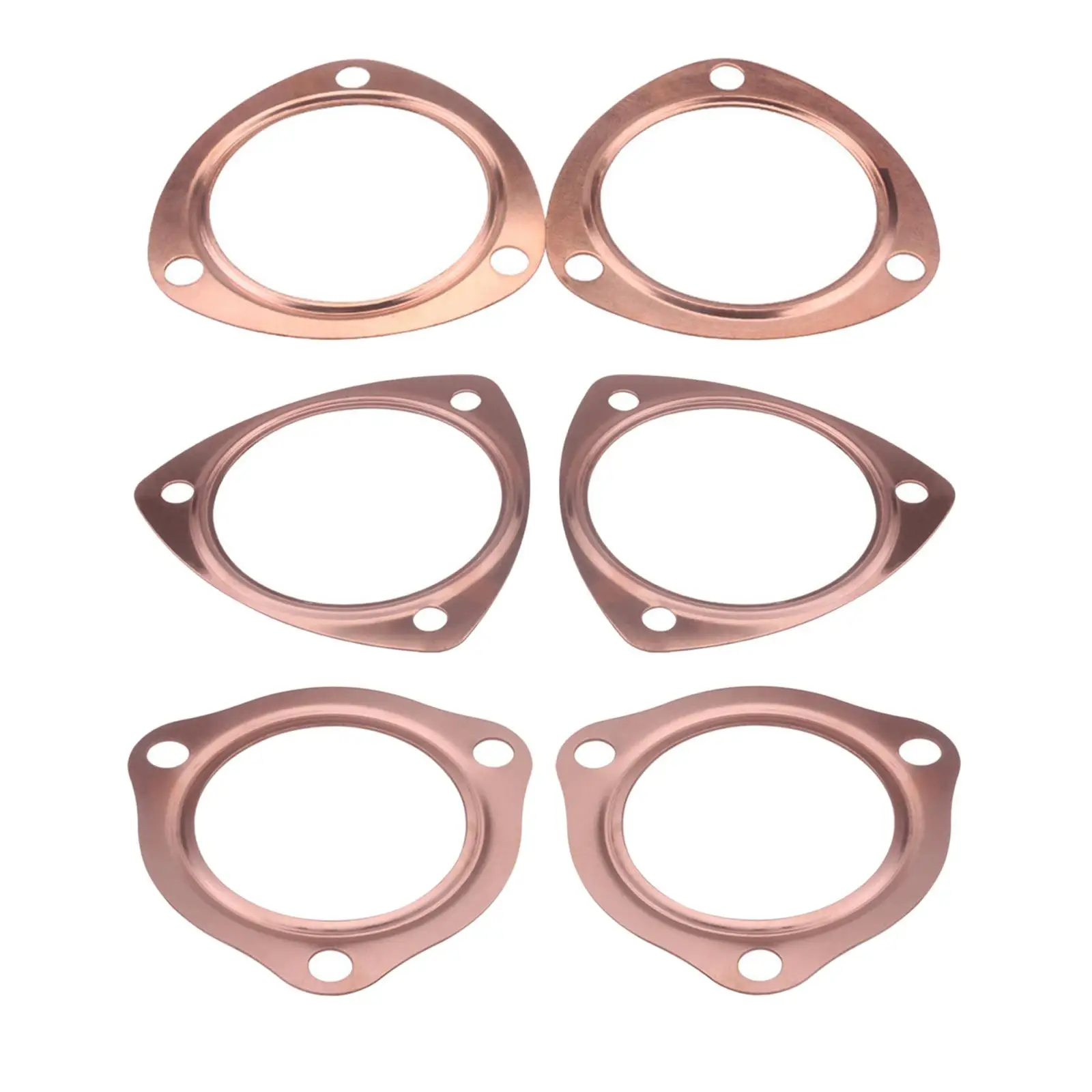 Header Collector Gaskets Colorfast Exhaust Gaskets Reusable Durable for Sbc Bbc