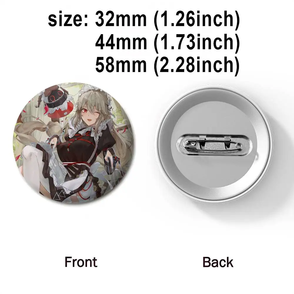 الكسندريما سيباستيان Zzz شارات مستديرة رائعة شارة دبابيس دبابيس الإبداعية للملابس قبعة ظهره هدية الملحقات #5