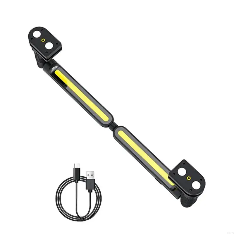 

2025 New Compact Foldable Base LED Work Light Perfect for Automotive Repair Job and Camping Adventure Including ABS