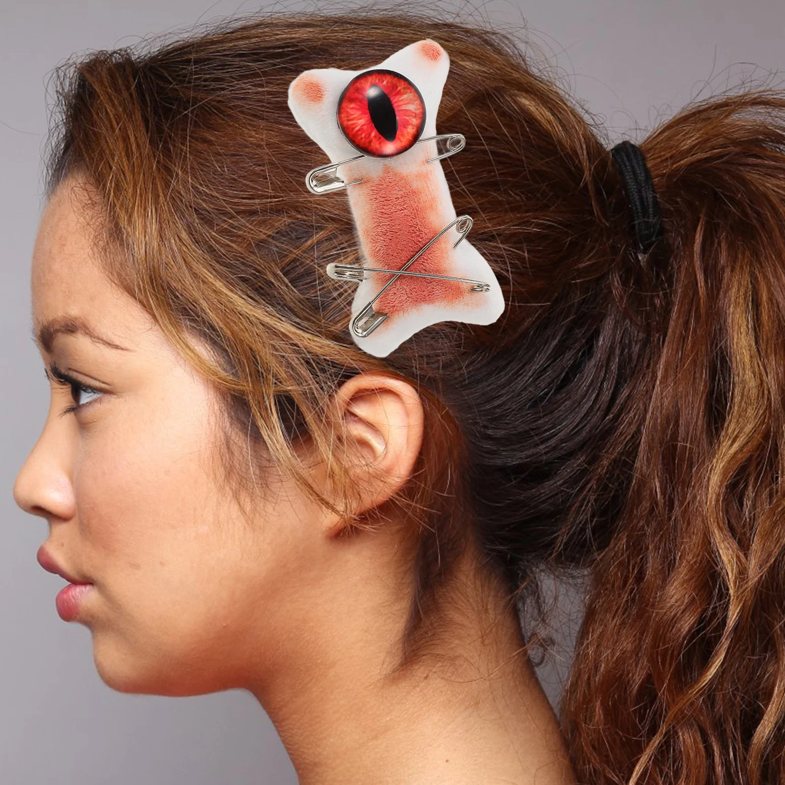 

Hairpin Brooch Clips Cloth Barrettes Accessories Iron Accessory for Women Baby