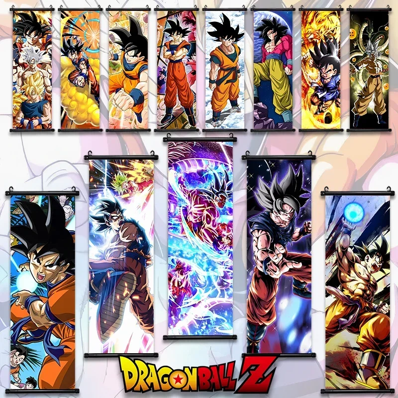 

Dragon Ball Poster Painting Goku Birthday Gifts Bejita Wall Art Modern Living Room Decoration Paintings Modular Prints Decor