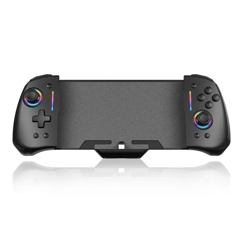 Imagem -06 - Gamepads para Nintendo Switch Joy Con Cor Preta Modo Portátil Controlador de Jogo Acessórios para Jogos Moda