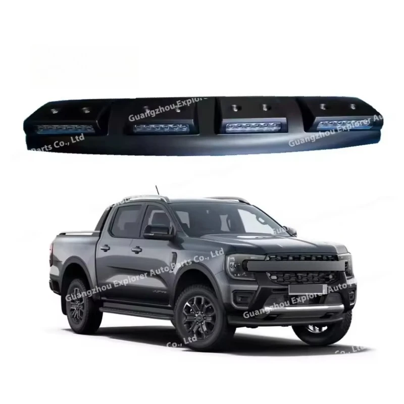 ABS Roof Spoiler Light for Ranger T9 Car Offroad Led Light Bar Exterior Accessories for Ranger T9 Roof Rack Light