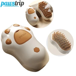 Cepillo de vapor 3 en 1 para perros y gatos, cepillo eléctrico con pulverizador para pelo de gato, peine para masaje, herramienta de aseo para mascotas, suministros para el cabello suelto