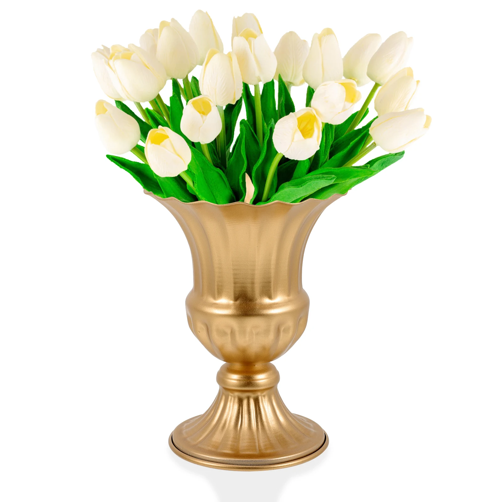 

2Pcs Cemetery Memorial Vase Iron Holder Graveyard Flower Pot Lawn Container Artificial Flowers Sturdy Practical Stable Base