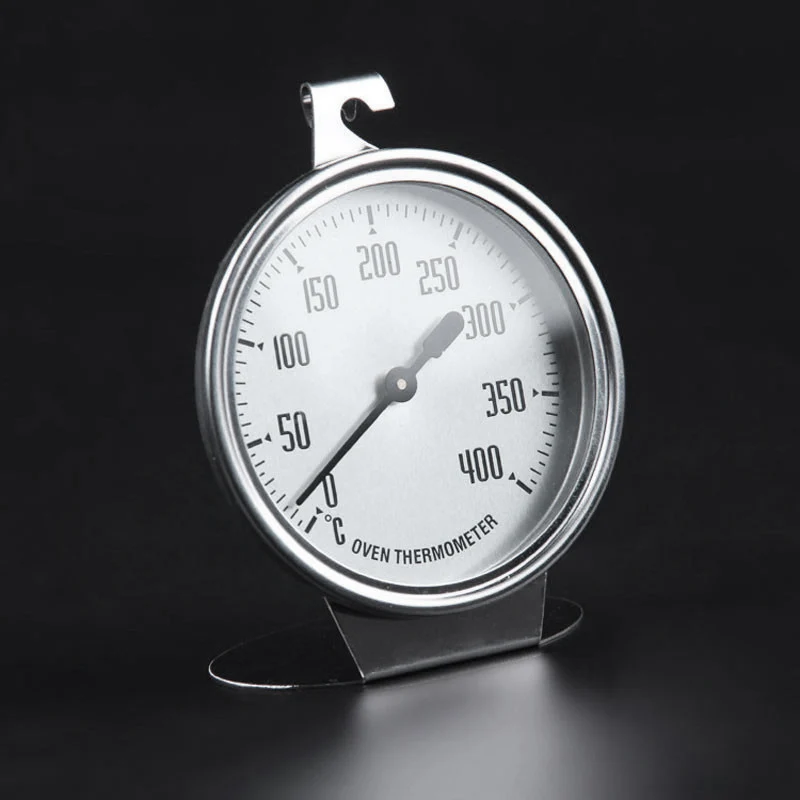New Stainless Steel Oven Thermometer Hang Or Stand Large Dial Baking BBQ Cooking Meat Food Temperature Measurement