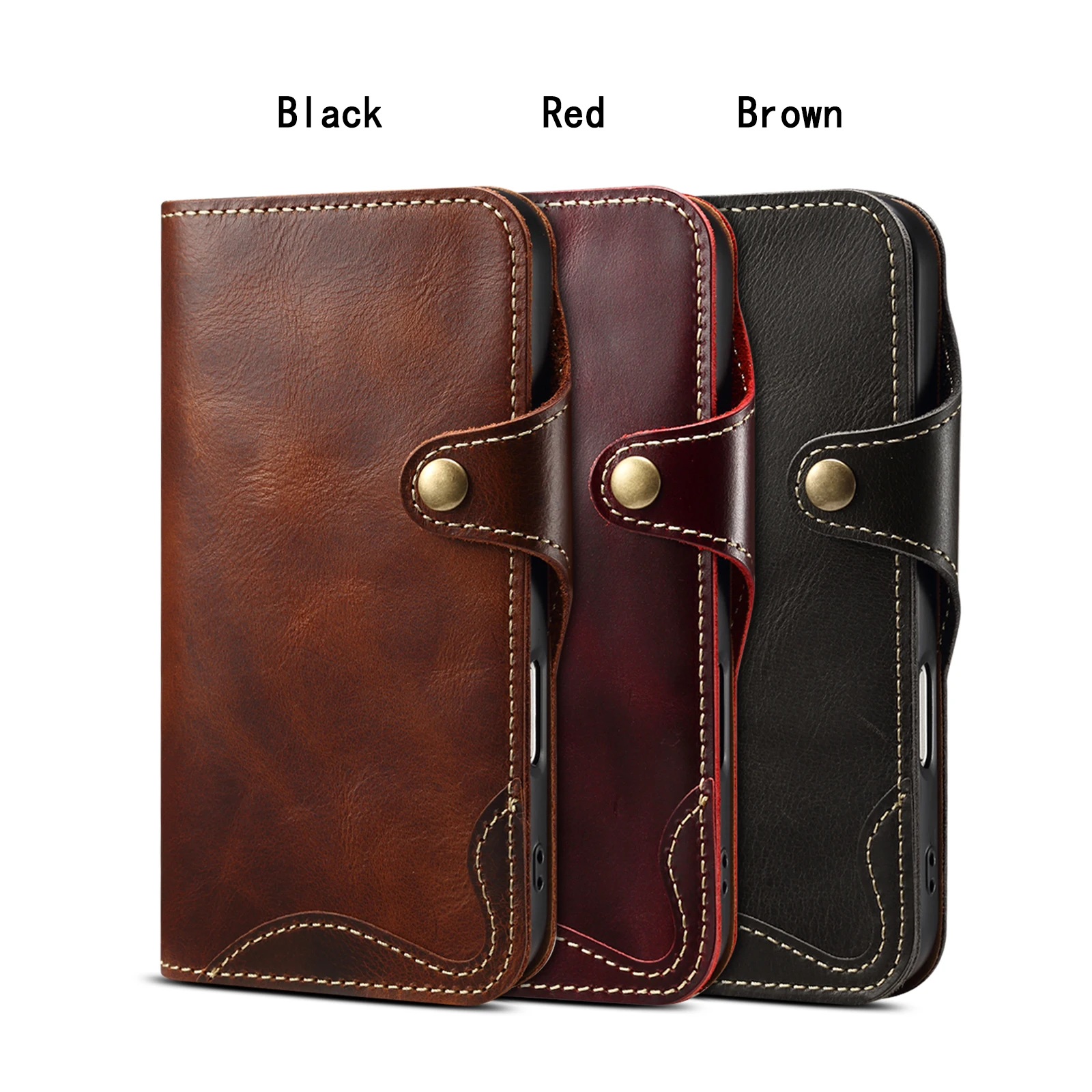 

Чехол из натуральной кожи для Iphone 15 Pro Max, чехол для Iphone 17 Air 16 15 13 12 11 Pro Max, чехол с видом на окно, защитная пленка для телефона