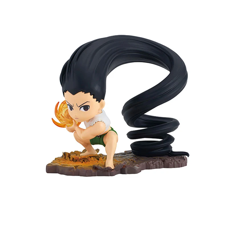 Original Desktop HUNTER×HUNTER Animation Comics Peripheral Toys Gon Killua Boxed Gacha Anime Action Model Figures Collection