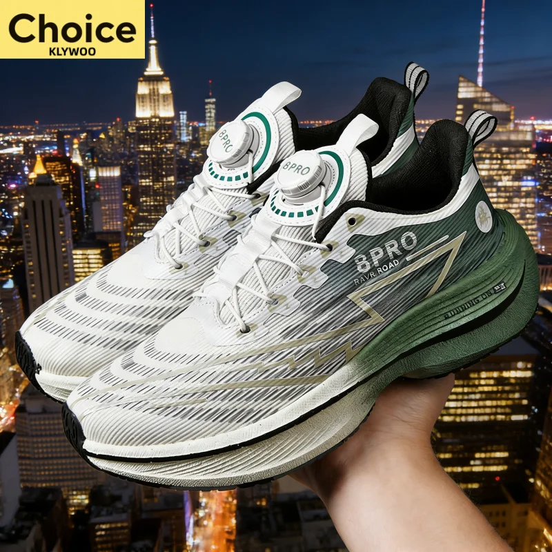 Running Shoes Carbon Board Speciality Marathon Men Sports Breathable Lightweight Women's Comfortable Athletic Nonskid Sneakers