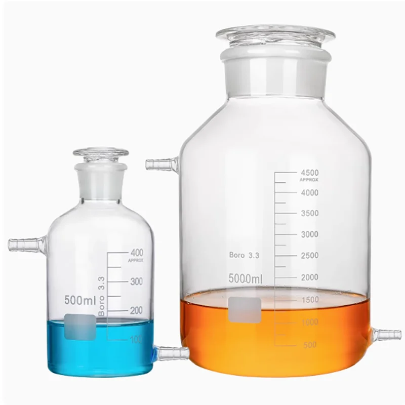 High borosilicate top and bottom mouth reagent bottle small mouth / wide mouth small mouth put water bottle distilled water