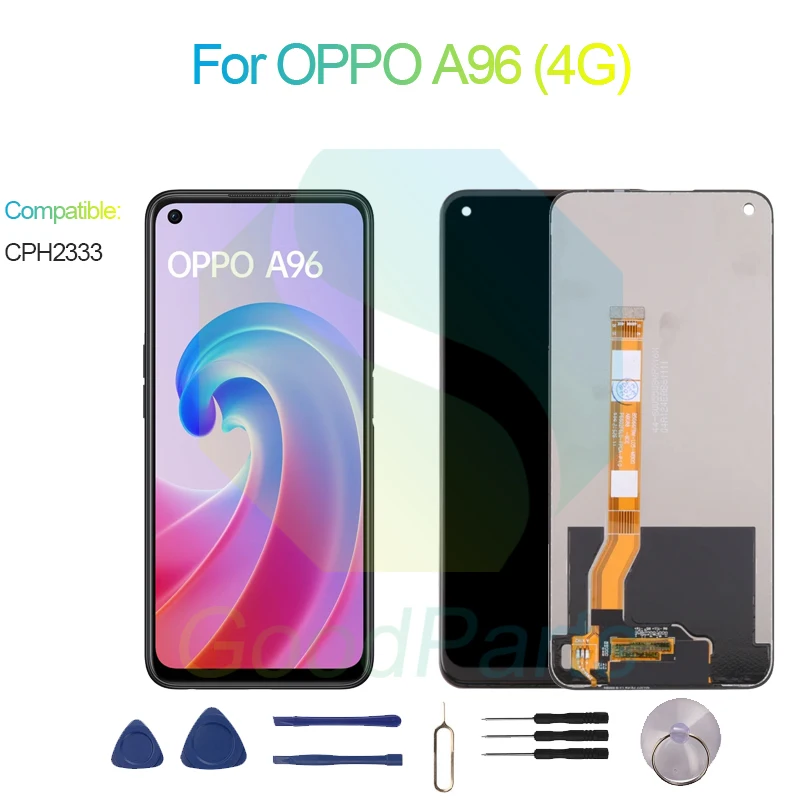 

For OPPO A96 LCD Display Screen 6.59" For OPPO A96 4G Touch Digitizer Assembly Replacement