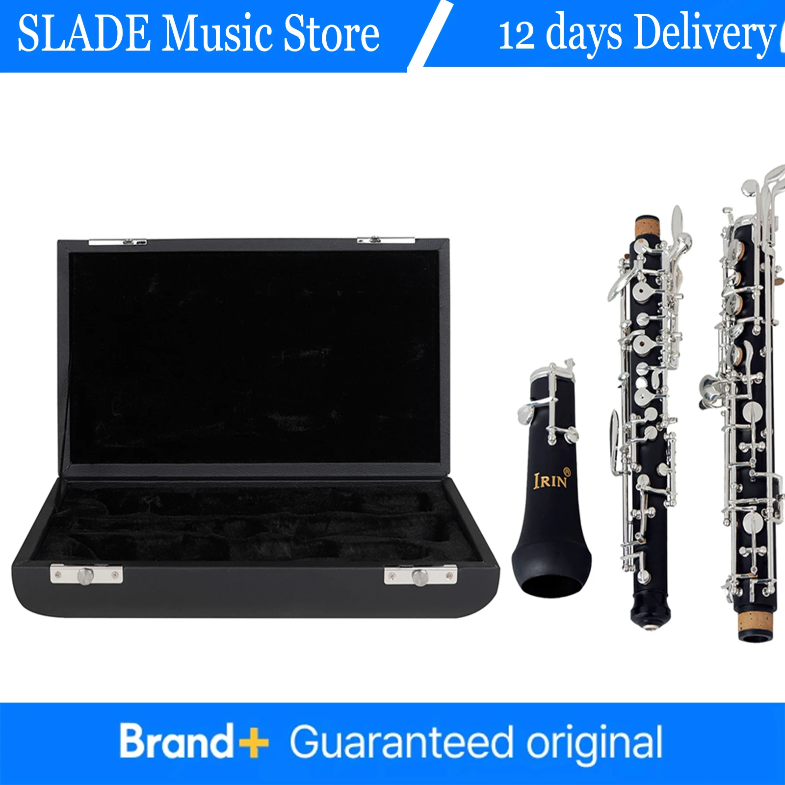 

Чехол для хранения гобоя из искусственной кожи, черный чехол для гобоя с мягкой подкладкой, противоударный защищает деревянный духовой инструмент, мини-аксессуары