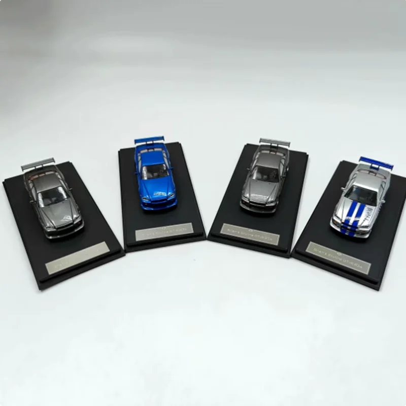 KOD 1/64 Skyline GTR R34 Legering Simulatie Automodel Statische collectie Versierd Vakantiegeschenken Speelgoed