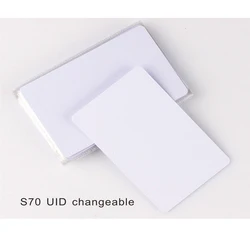 2pcs 13.56Mhz UID 4k S70 UID Changeable Rewritable Writeable RFID Copy Clone