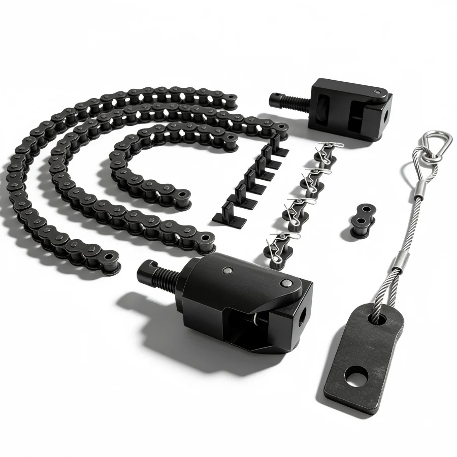 for Heavy- Chain Clamp Industrial Grade Fixture for Metalworking Cylindrical Workpieces Chain Clamp Sets
