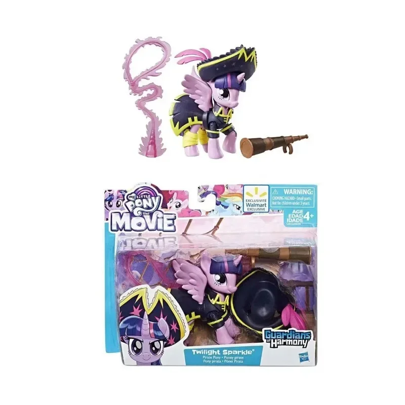 Hasbro My Little Pony Movie Series Captain Cyrano Twilight Sparkl Anime Figure Set Model Toy Collectible