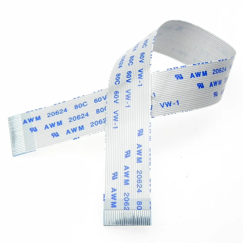 Professional Custom Flexible Flat Ribbon FFC Cable 0.5mm Pitch 24Pin 80mm Length A Type Contact for Home Theater BDV E3200