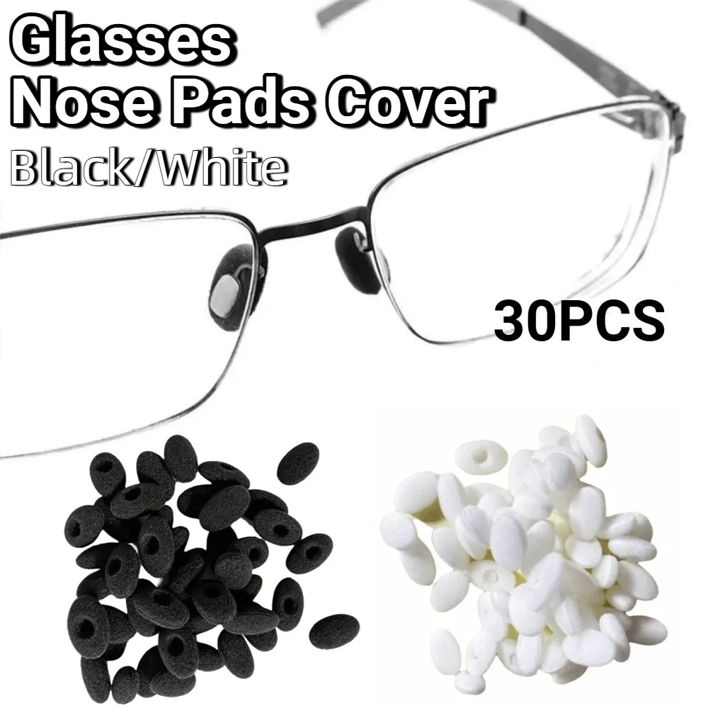 30Pcs Soft Foam Glasses Nose Pads Anti-slip Cover Protection Eyeglass Sponge Prevent Glasses From Slipping Reduce Indentation