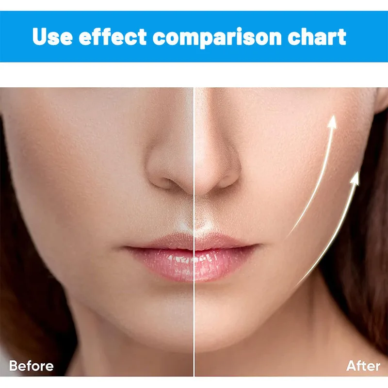 Intelligent Face Lifting Device V Face Therapy Beauty Instrument Vibration Facial Massager Face Slimming Double Chin Removal