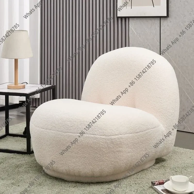X3 Sm Nordic Living Room Sofas 1 Person Single Sofa Rotary Comfortable Sofas Bedroom Relaxing Chaise Lounge Aesthetic Room Furni