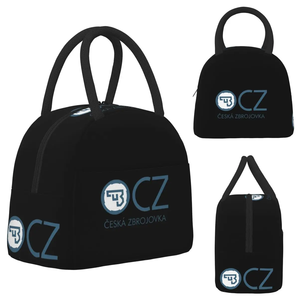 Ceska Zbrojovka CZ Bolsa térmica para el almuerzo para niños, lonchera térmica para la escuela, caja térmica para alimentos, contenedor portátil para loncheras