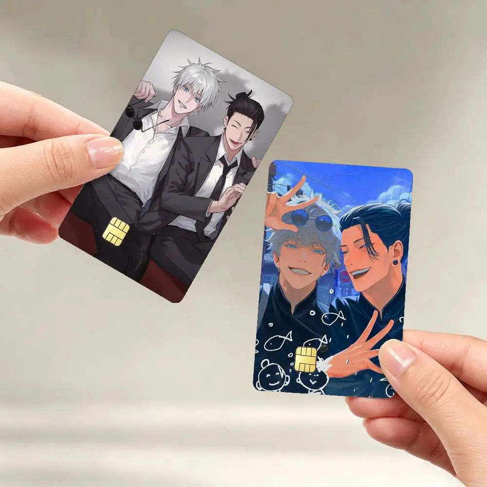 S-Satoru Gojo S-Suguru Geto Sticker Film Tape Skin for Credit Card Debit Card Waterproof Stickers