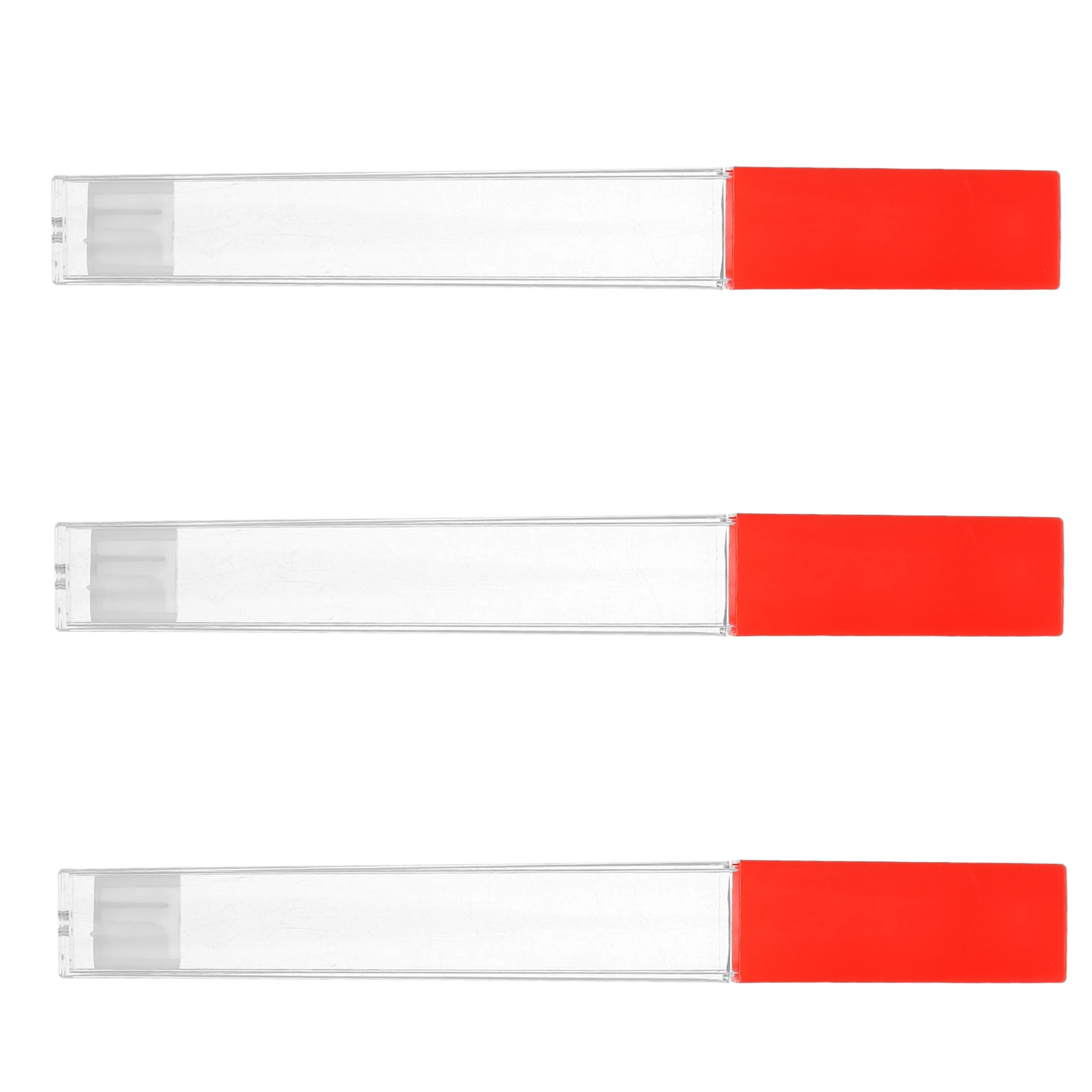 

3pcs Thermometer Protective Barrel Clear Storage Tube for Transparent Plastic Easy Cleaning