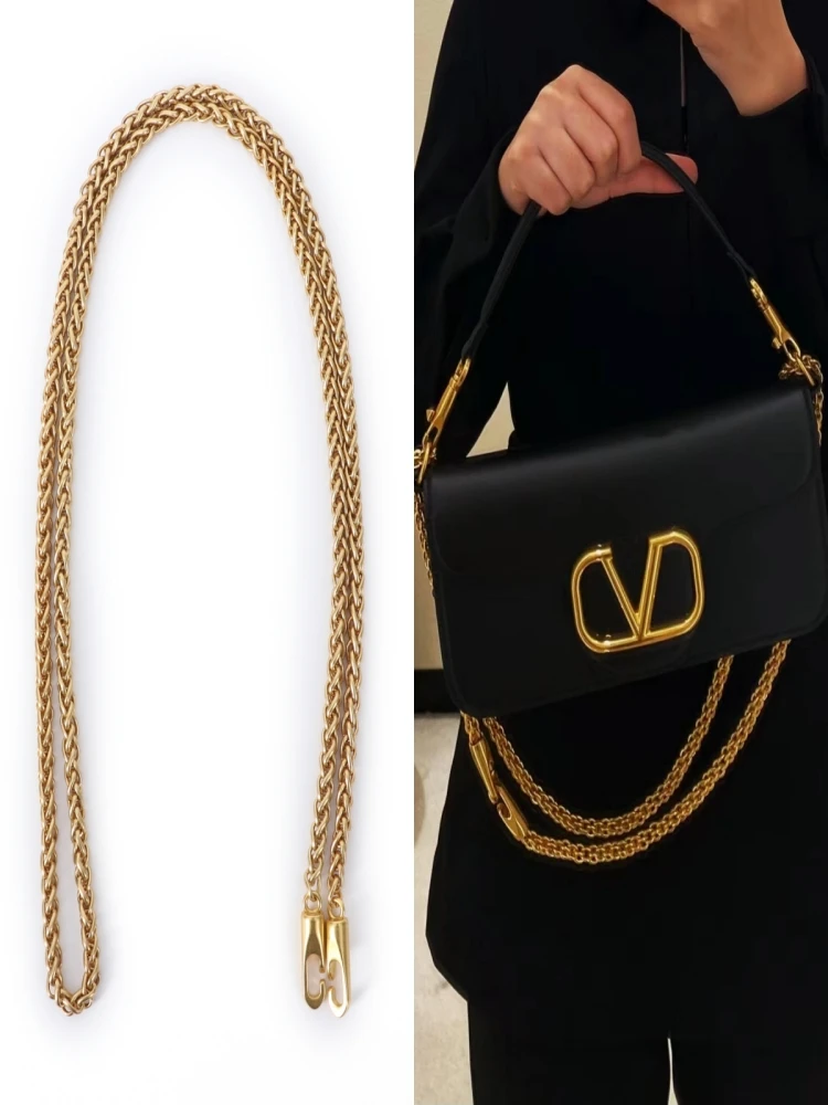 Loxo Bag Chain Strap Shoulder Bag Conversion Single Shoulder Chain Crossbody Underarm Accessory Fashionable Bag Parts