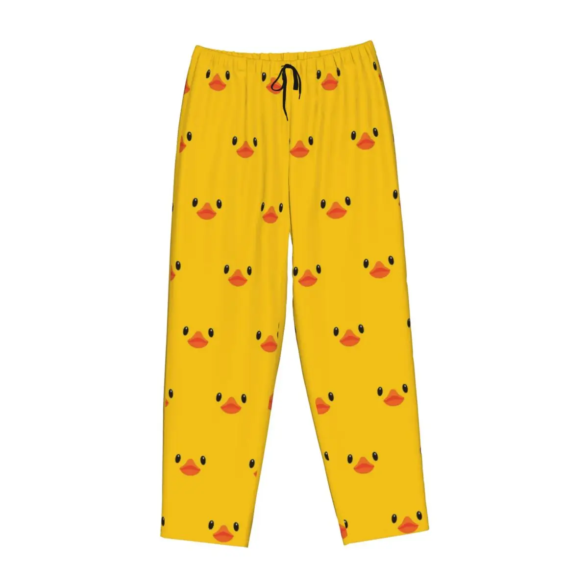 

Custom Yellow Rubber Duck Women Pajama Pants Lounge Sleep Sleepwear Bottoms with Pockets