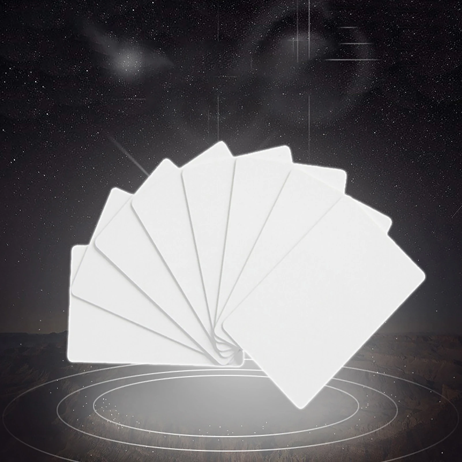 

10Pcs NFC Tag NFC 215 Card with NFC215 Chip & 504 Bytes Capacity NFC Card for Outdoor Smart Advertising