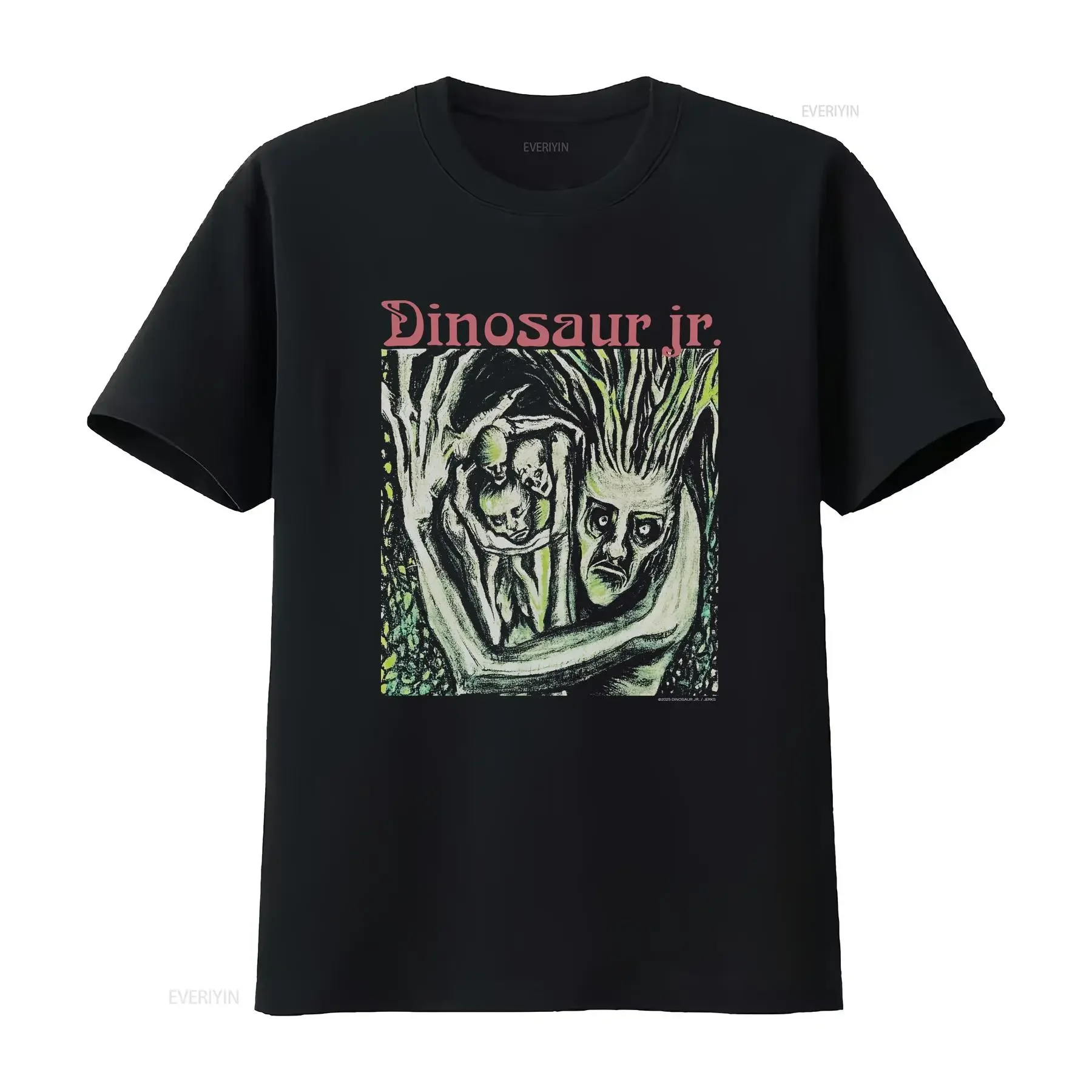 Dinosaur Jr band 90s Remake Black T shirt rare design vtg S 5XL vintage Washed Versatile Unisex Top For Everyday Wear Stretched