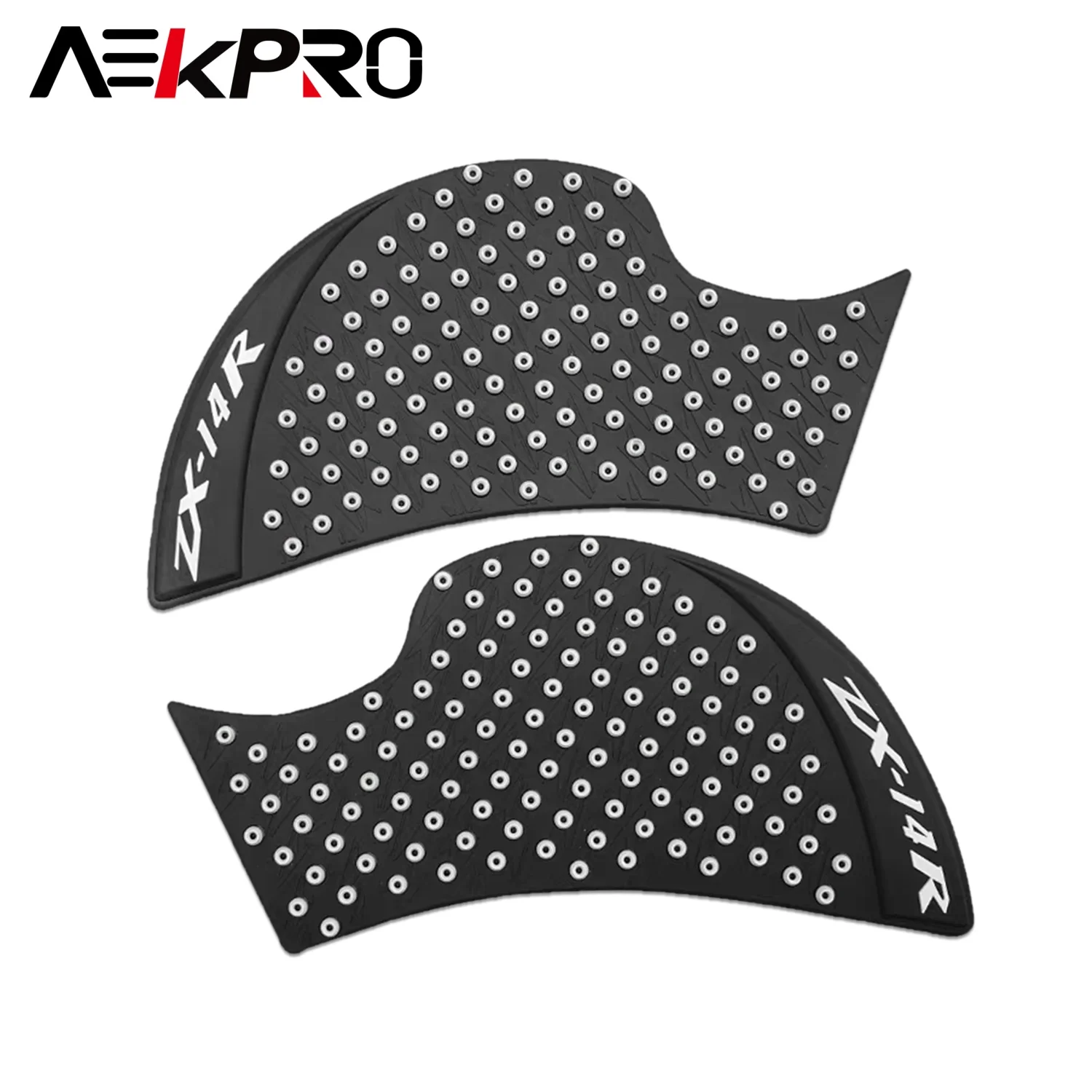 zx14r Motorcycle Accessories Waterproof Fish Bone Fuel Tank Sticker Side Knee Anti-slip Protector Decals For ZX-14R ZX14R 06-16