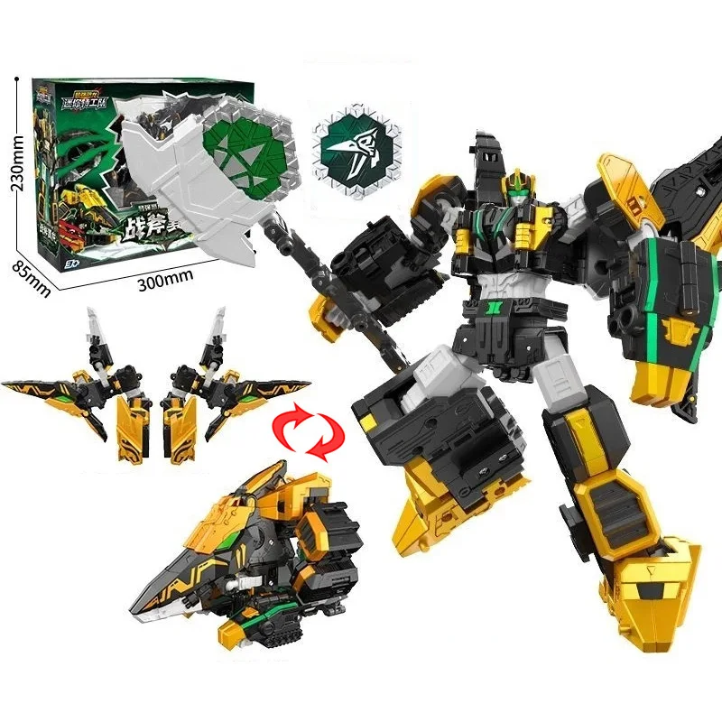 ของเล่นหุ่นยนต์แปลงร่างมินิฟอร์ซ ไดโนอิด วอร์ริเออร์ แอคชั่นฟิกเกอร์ มินิฟอร์ซ เอ็กซ์ ไทดอล ชาร์ค เฮดบอท ของเล่นไดโนเสาร์แปลงร่าง