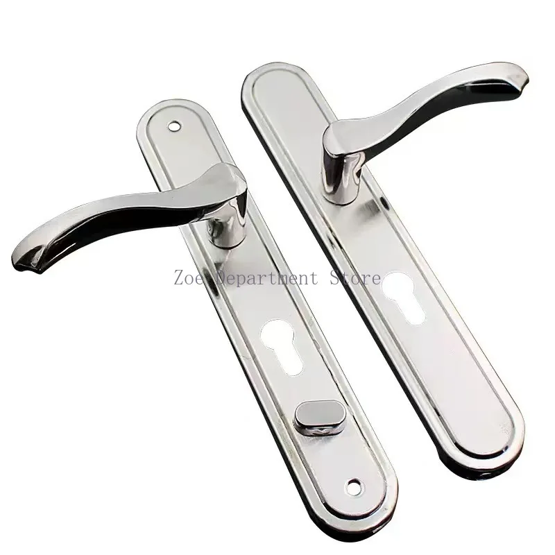 Narrow Stainless Steel Entrance Door Lock Handle width 45mm Anti-theft Mortise gate handle