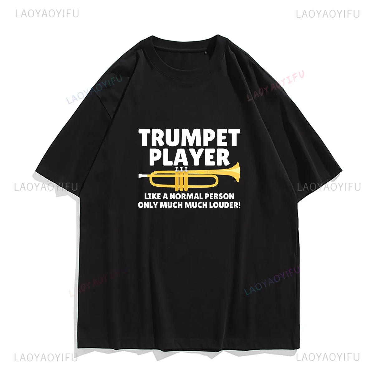 Funny T Shirt QUIET TRUMPET BRASS MUSIC MARCHING BAND PICKSPLACE Graphic T Shirts Men T Shirt Casual Fashion Cotton Tee